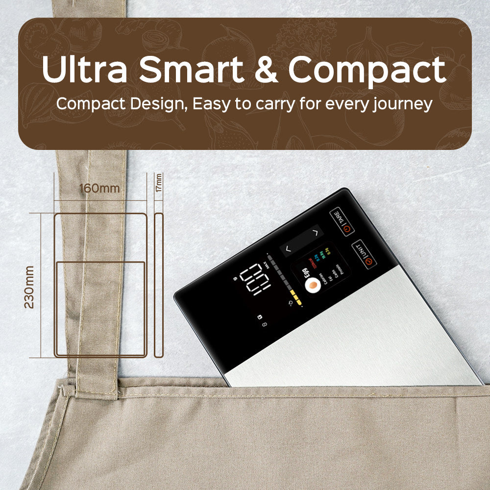 Báscula Inteligente de Cocina - Acero